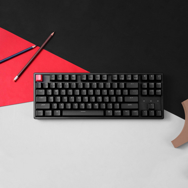 Keychron K8 QMK Wireless (Version 2) White Backlight (Keychron Super Red Switch)